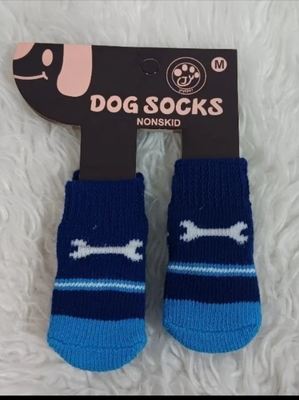 NWT Joyspet Colorful Non-Skid Cute Assorted Dog Socks - Medium